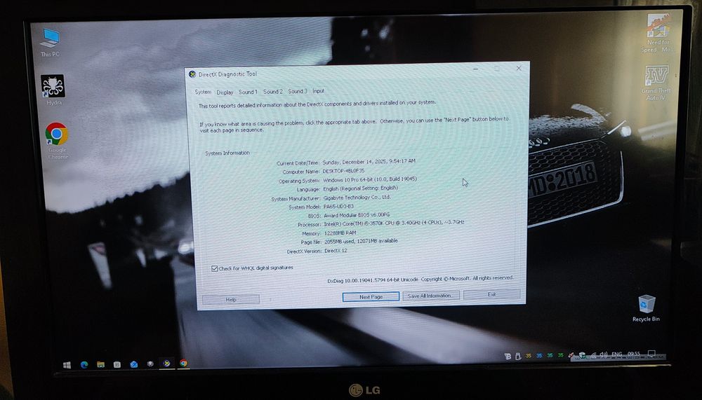Vând PC Desktop light Gaming