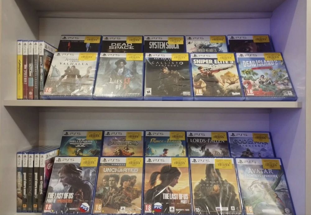 Диски для ps5 новые и б/у есть