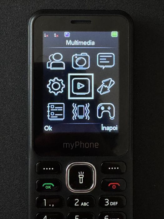 Telefon mobil Dual SIM, MyPhone, 2.4", Ro-alert, 1000mAh, 32MB, Negru