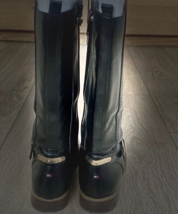 Ghete de iarna Tommy Hilffiger piele naturala