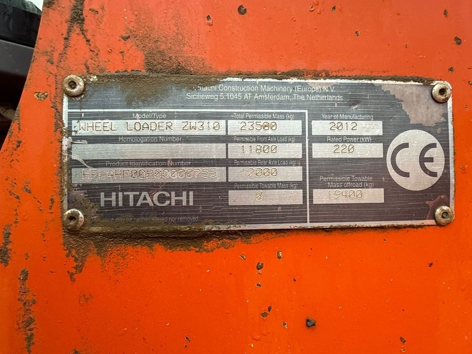 Piese Hitachi ZW 310
