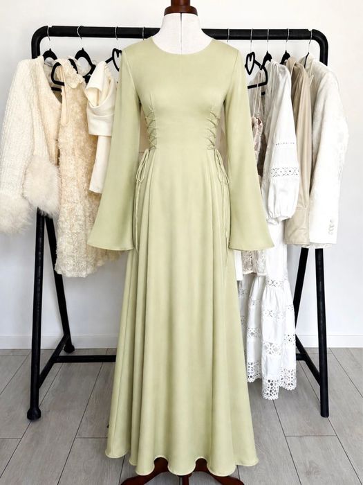 Rochie Verde Pastel