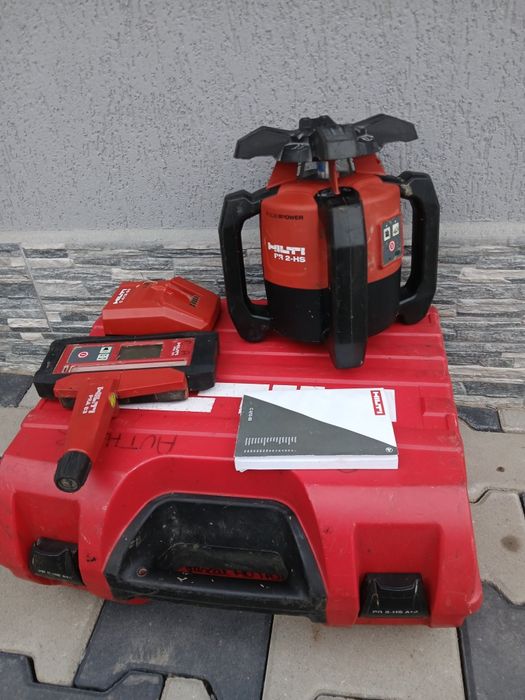 Nivelă laser rotativă Hilti PR 2-HS impecabilă