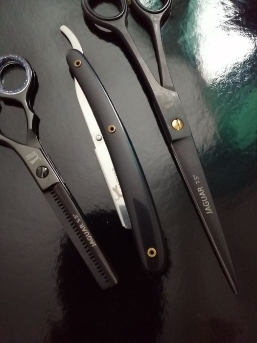 set foarfeci profesionale jaguar tuns filat brici 7.5