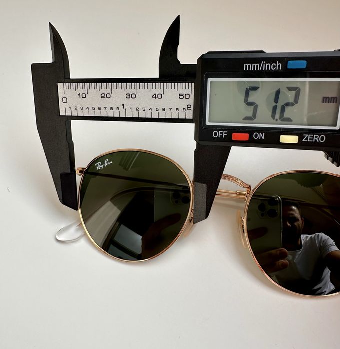 Ray-Ban RB3447 Round Metal Като нови