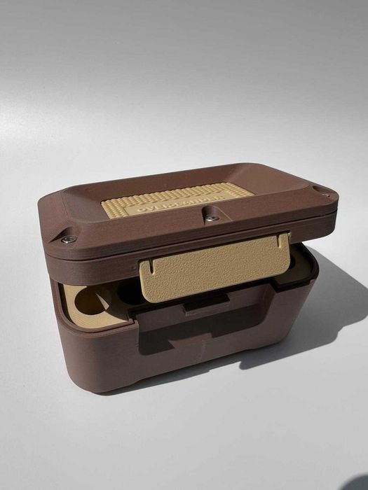 Organizator baterii AA + AAA Overland storage dual size EDC camping travel box | airsoft | tactical | pescuit