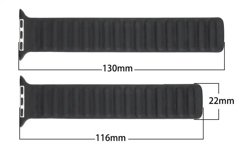 Кожена каишка с магнитно закопчаване за Apple Watch ULTRA/SE/10/9/8/7