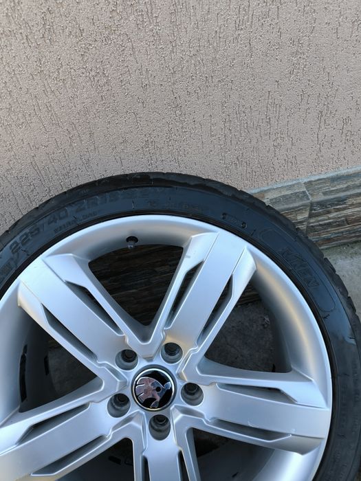 Set jante aliaj cu anvelope ,Seat, Skoda