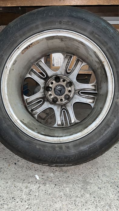 Roti  255 55 18 jante ORIGINALE MERCEDES aliaj cu anvelope ML