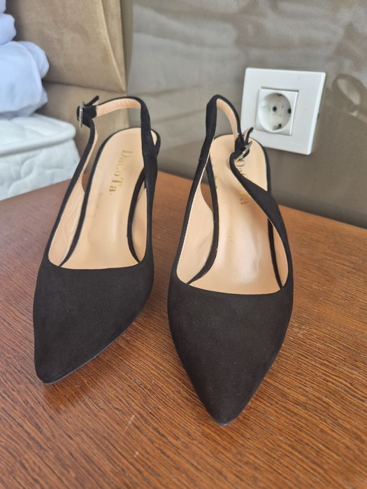 Sandale piele intoarsa naturala