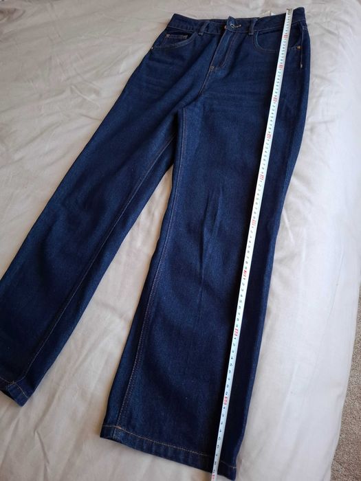 Тъмно сини дамски дънки Massimo Dutti