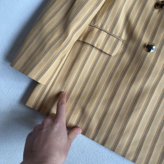 Дамско сако Acne studios striped wool blazer