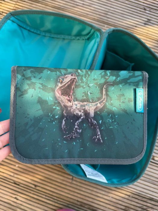 Ghiozdan Herlitz T-rex + penar