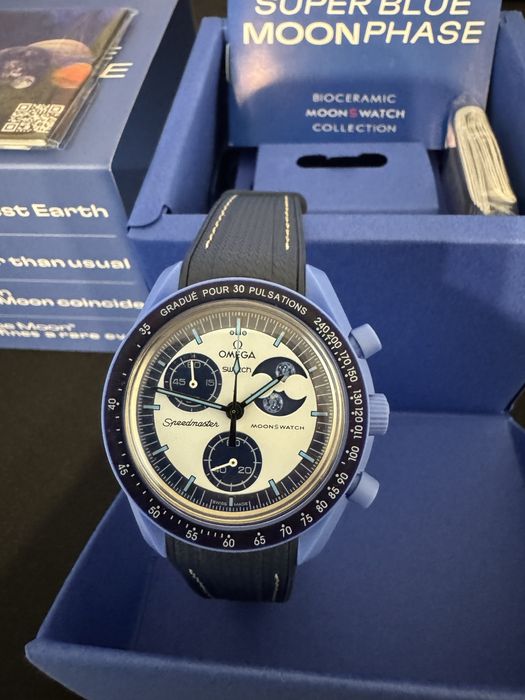 Ceas Moonswatch Mission to Super Blue Moon editie limitata