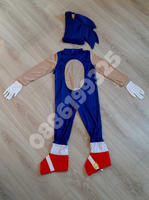 Детски костюм Соник , Подходящ за Хелуин