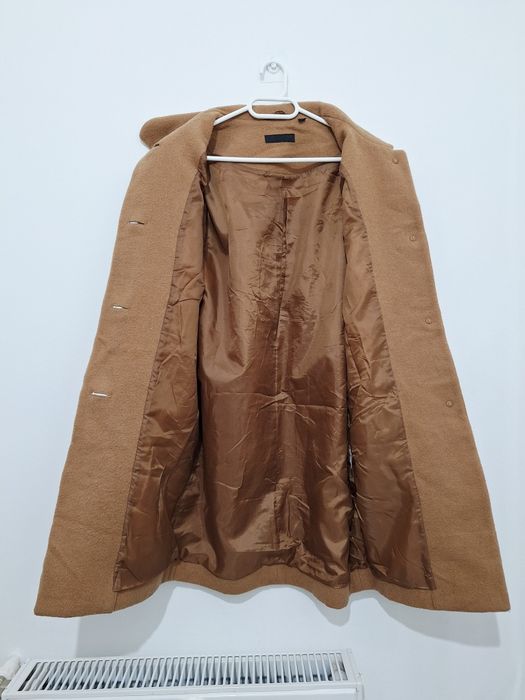 Palton damă Uniqlo Wool Classic Vintage 73% lână mărimea XS