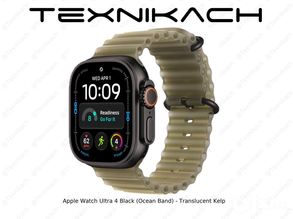 Apple Watch Ultra 4 Black (Ocean Band) • Доставка