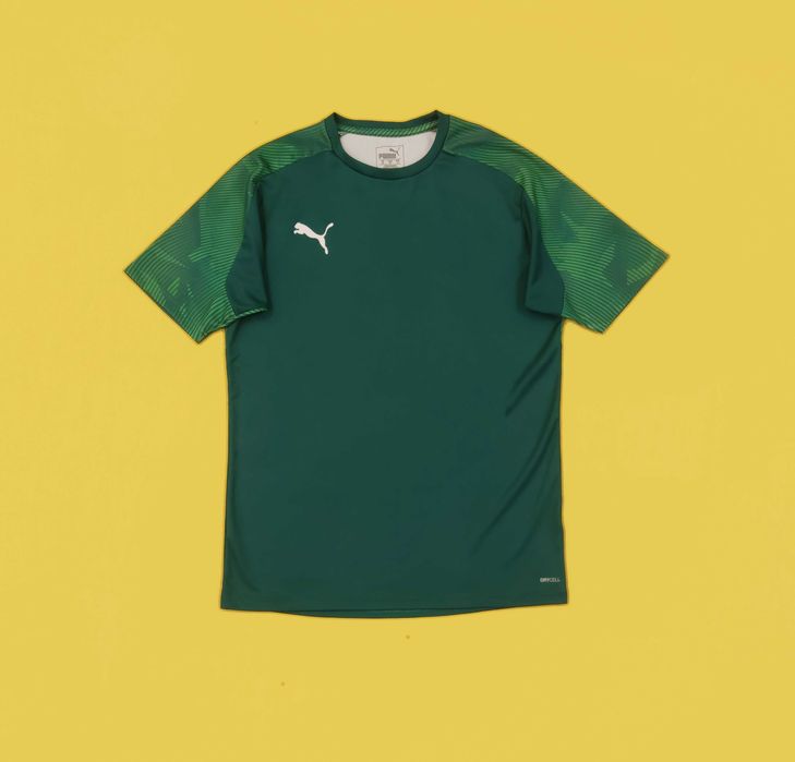 Tricou Puma verde Drycell cu rucsac