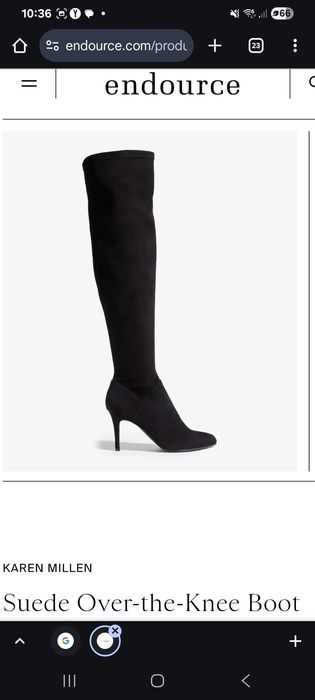 Karen Millen кожени ботуши/чизми 39 номер