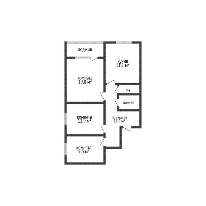 Продам 3-х ком мкр. Береке СРОЧНО