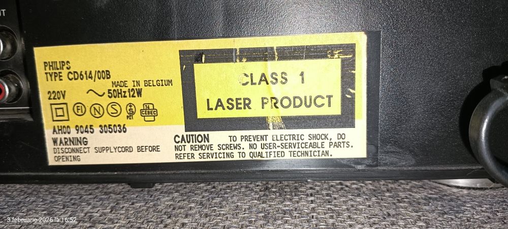 Philips CD 614 player