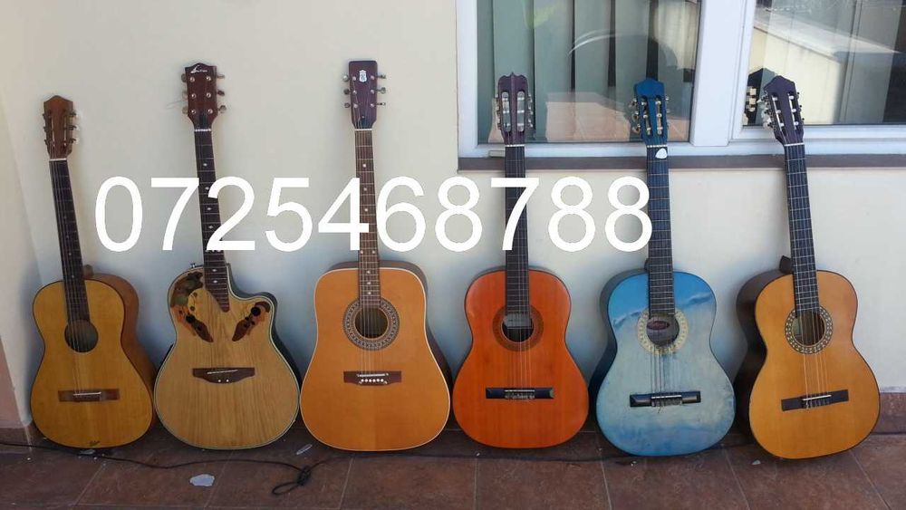 chitara premium lemn deosebit acustica clasica 3/4 4/4 chit. 1/2 copii