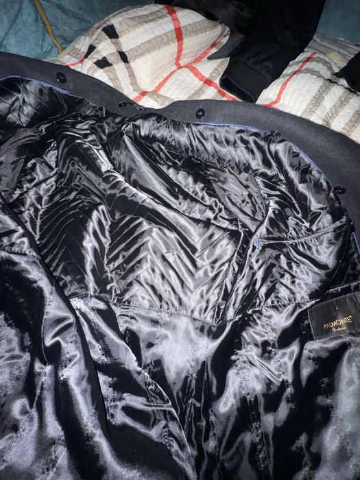 Мужское пальто теплое