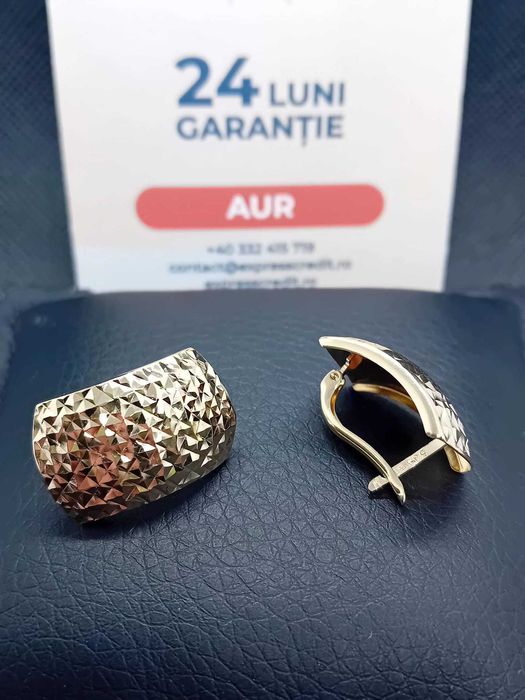 Cercei aur 14k 2.43g (B.25458 AG31 Barboi) Garantie 2 ani!