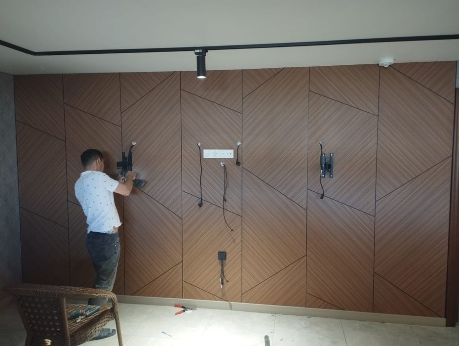 Установка бамбуковых панелей под ключ