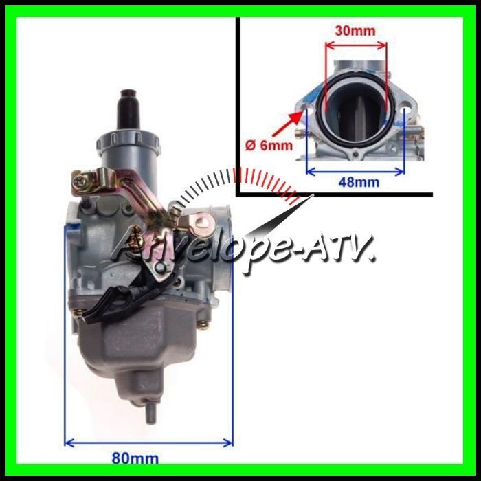 Carburator ATV 250 200 PZ30 30MM cu prindere 48MM - Soc Manual