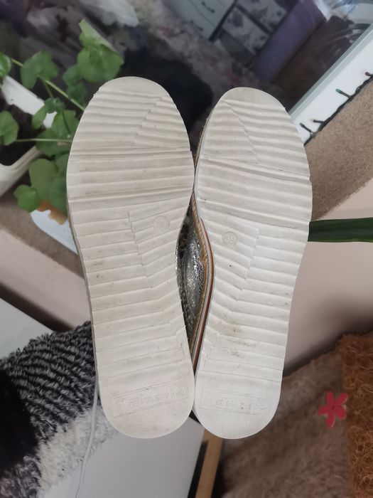 Сребристи Обувки Tamaris 38н.