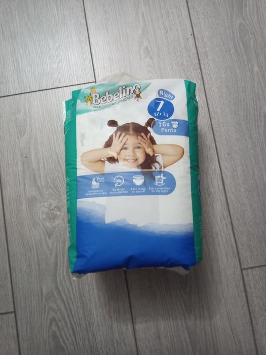 Scutece chilotel bebelino marimea 7 pampers 17 kg + nou sigilat
