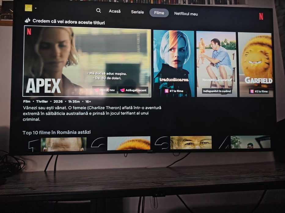 Televizor LED Smart HISENSE , Ultra HD 4K, 163cm  HDR10