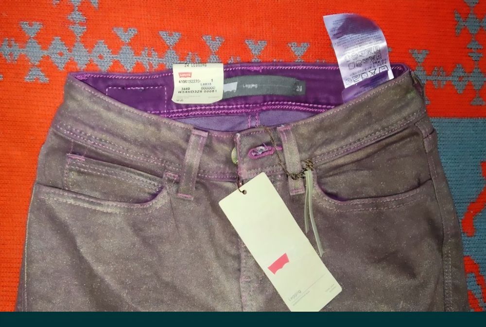 Levi's легинсы джинсы, 24 р, новые, с биркой для подростка