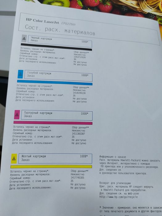 HP Color CP5225 А3
Цветной лазерный принтер