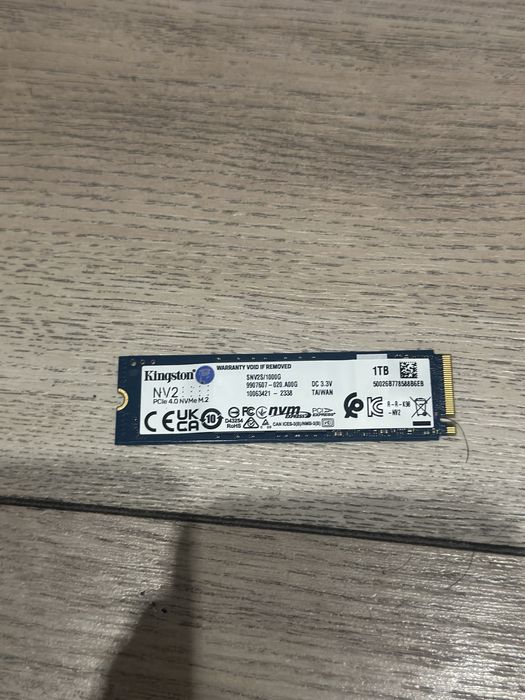 SSD Kingston NV2 1TB NVMe M.2 — PCIe 4.0