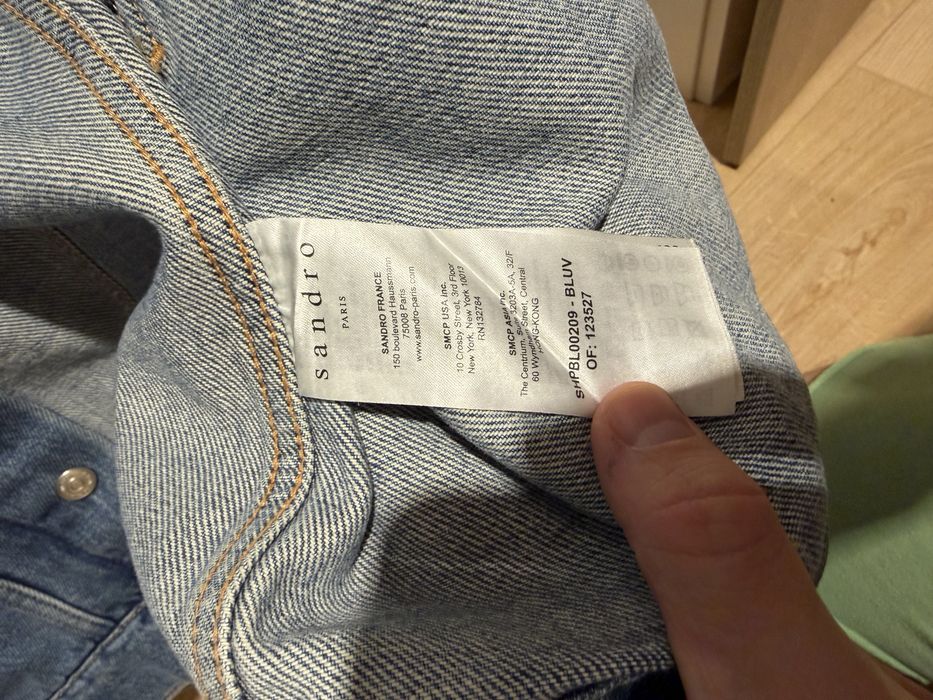 Jacheta denim Sandro noua nepurtata L/M