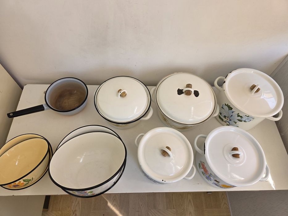 Посуда эмалированная б/у