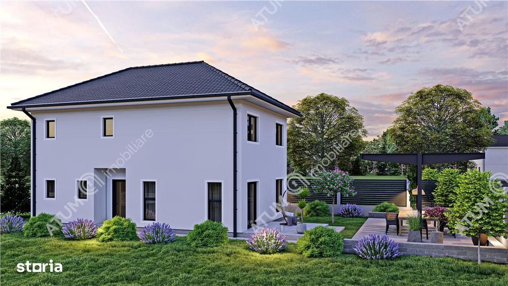 Casa individuala la cheie 4 camere decomandate 116 mp utili