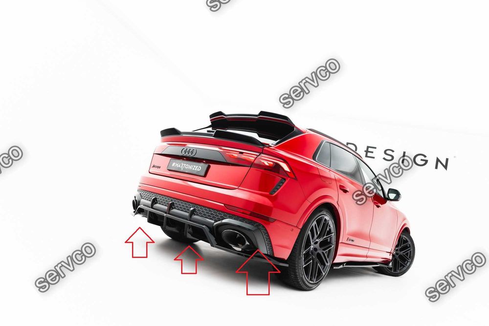 Prelungire bara spate Audi RSQ8 Mk1 Facelift 2023- v11 - Maxton Design