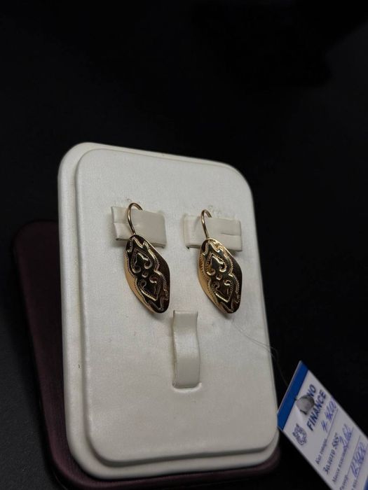 Золото 585  Серьги