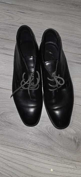 Pantofi bărbați Ecco piele negru EU 45 – NOI, nefolosiți!