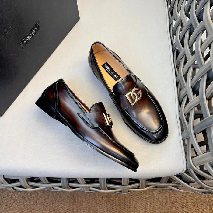 D&G Logo Loafer / Black / Grey