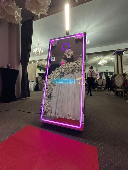 Con laser nunta Fum greu Cabina foto Selfie 360 Baloane cu fum Baloane