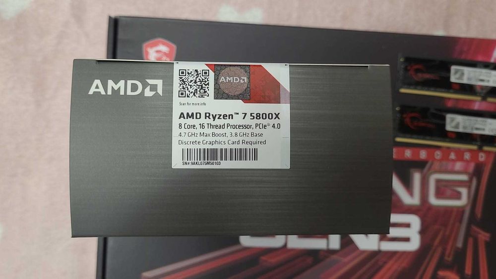 Kit Gaming Pro: Ryzen 7 5800X + Gigabyte B550 GAMING GEN3 + 32 GB DDR4