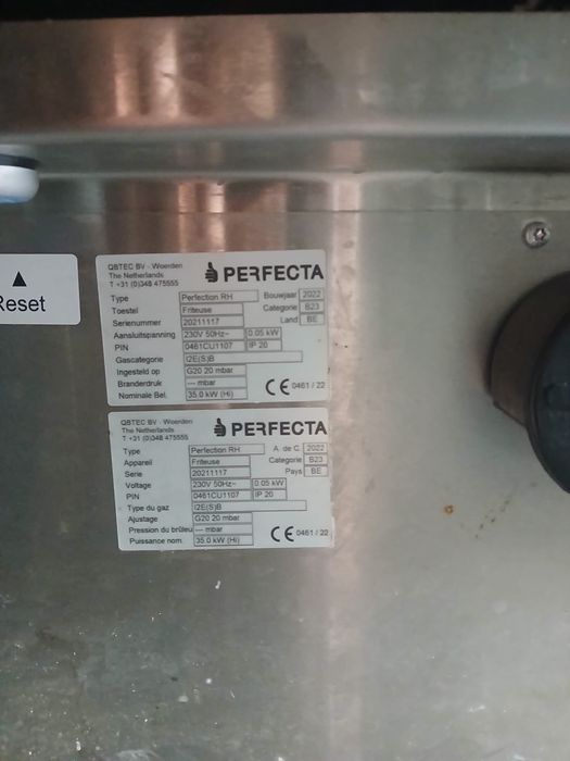 Професионален Фритюрник PERFECTA  Газ !ЧИСТО НОВ!