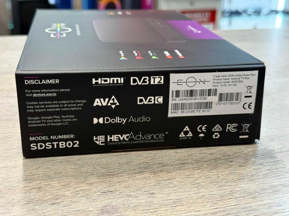 EON tv box SDSTB02