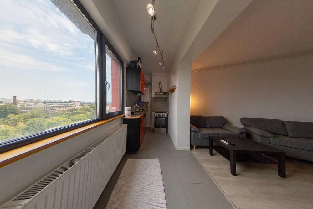 Închiriez apartament Șos Orhideelor, 2 camere, mobilat,45 m2, et8, bloc nou, 600 eur,