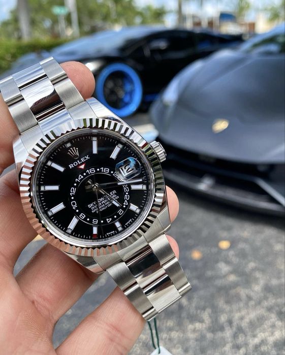 Rolex Sky - Dweller Black Dial Steel