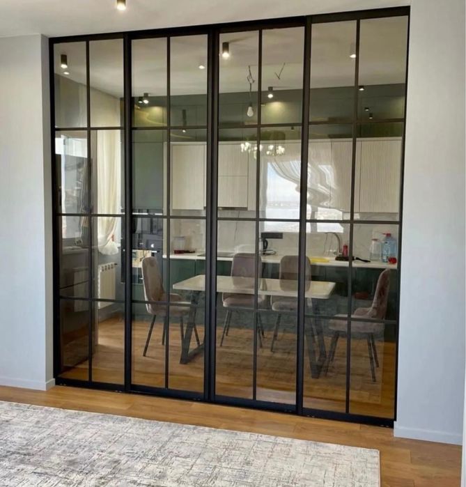 Стеклянные душевые кабины